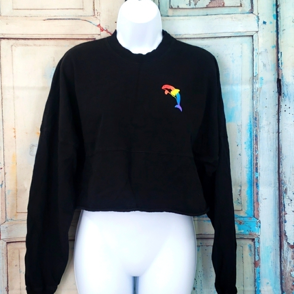 Spirit Jersey Seaβ World Cropped Sweatshirt